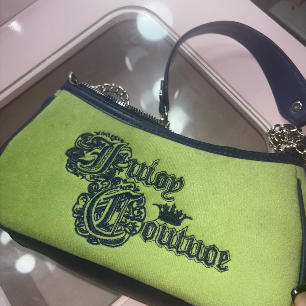 Stylish Green and Blue Men's Bag